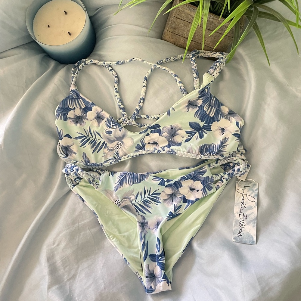 Frankie’s bikinis set hawaiian print